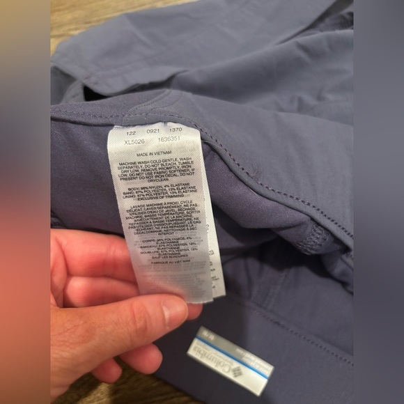 Columbia Charcoal Gray Skort athletic medium preppy tennis golf sporty - Picture 5 of 8